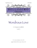 Wondrous Love